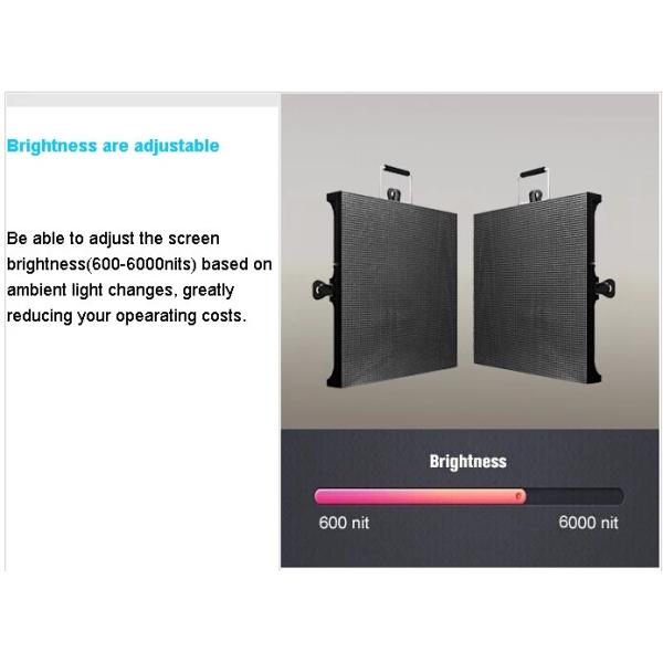 ультра тонкий шкаф приведенный занавеса ультра HD P4.81 500 x500mm предпосылки этапа 3840Hz для видео- точек стены 43222