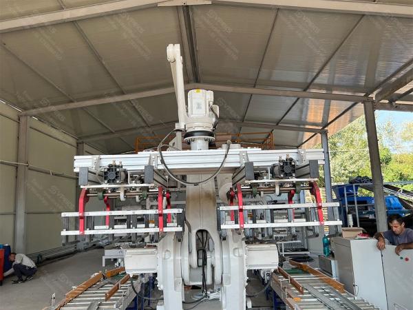 Robotic Arm Bag Palletizer Bag Handling Systems 5-50bag/Min