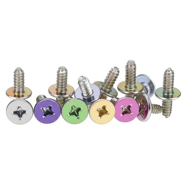 Cascos de tornillo decorativos pulidos sin ranuras Cascos de cabeza de espejo lisos y suaves colores personalizados