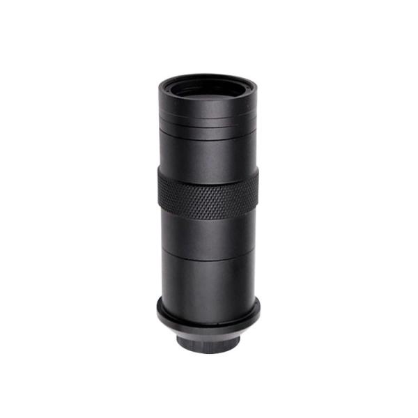 100X Zoom C/CS Mount Machine Vision Lens Glass Magnification Eyepiece For VGA HDMI USB CCD CMOS Video Microscope Camera
