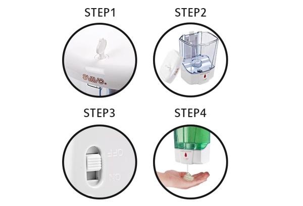 OEM automatic wall mounted touchless sensor plastic liquid soap water dispenser hand wash dispenser