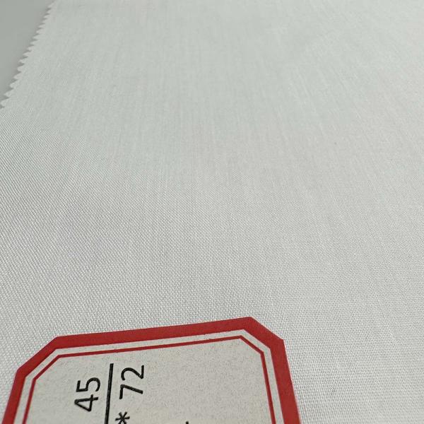 90/10 TC Pocket Fabric Luggage Lining 96X72 Bleached Dyed Fabric Custom