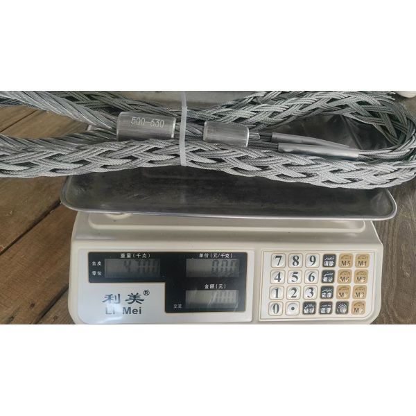 Heavy-Duty Double-Braided Cable Pulling Grip for 300–400mm² ACSR Conductors with 30KN Rated Load