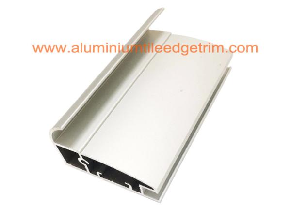 T3-T8 Temper Aluminium Door Profiles , Aluminium Screen Door Extrusions Matt Silver
