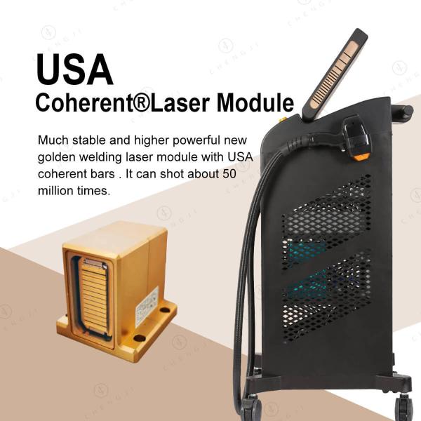 Commercial Hair Removal Laser Treatment Machine 1200w Epilation Laser Machine Three Wave