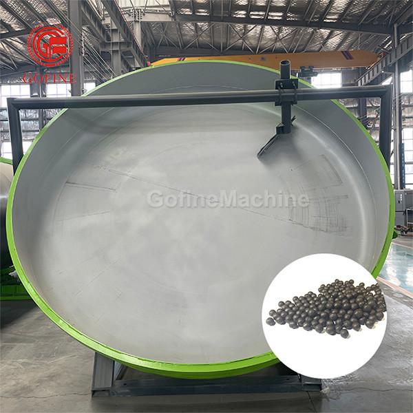 Granulador ácido Humic 1-2T/H do disco do adubo orgânico do estrume do porco do Bentonite