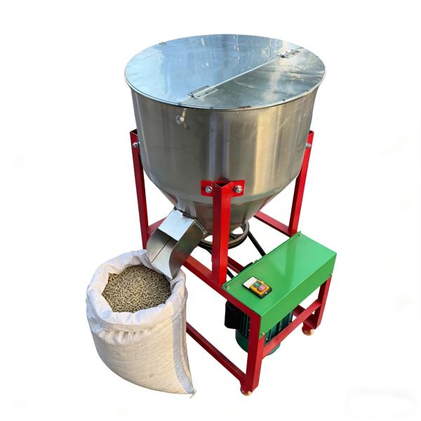 300 - 500kg/h Industrial Grain Mixer Stainless Steel High Capacity Animal Feed Blender