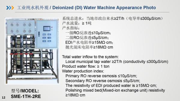 Inline cleaning machine and Rinse water recovery and purification system