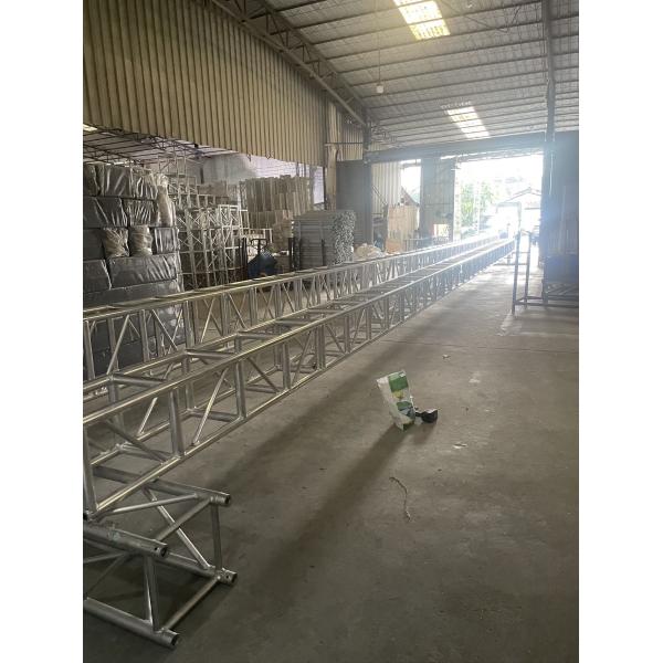 Silver Aluminum Layer Truss Aluminum DJ Lighting Truss For Outdoor Concerts