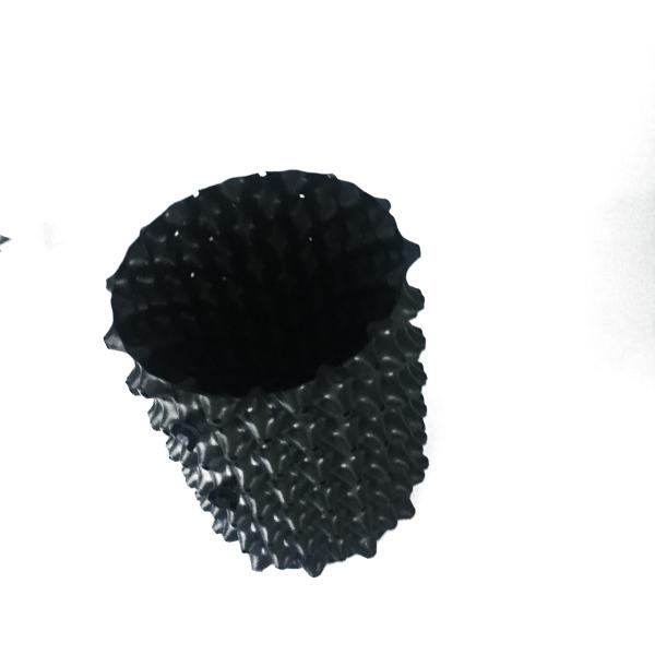 os potenciômetros plásticos do ar do PVC do diâmetro 0.7mm de 20cm não revestiram potenciômetros pretos do ar dos polímeros Degradable