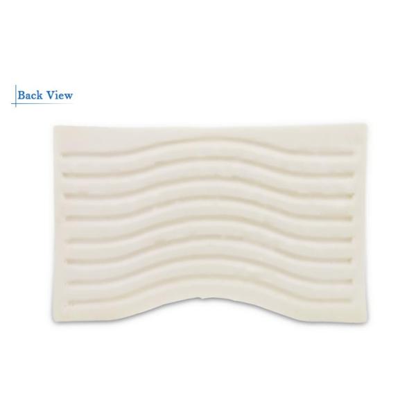Customized Cervical Vertebra Memory Foam Massage Pillow White And Blue Color