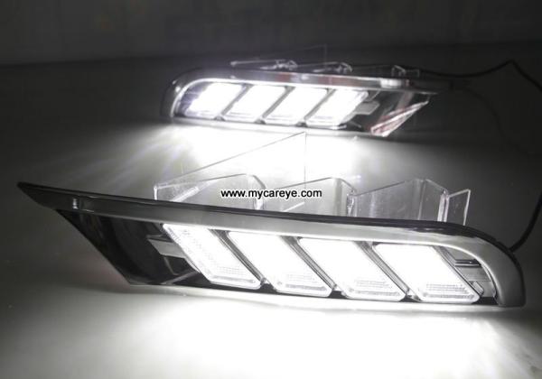Nissan Kicks Car LED DRL daytime running lights driving daylight