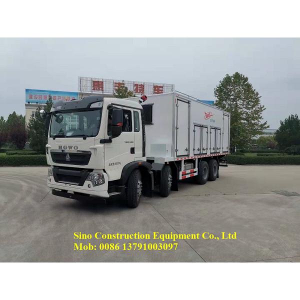 White Special Purpose Truck 15 Ton On-site Mixed Emulsified Explosive ANFO Truck