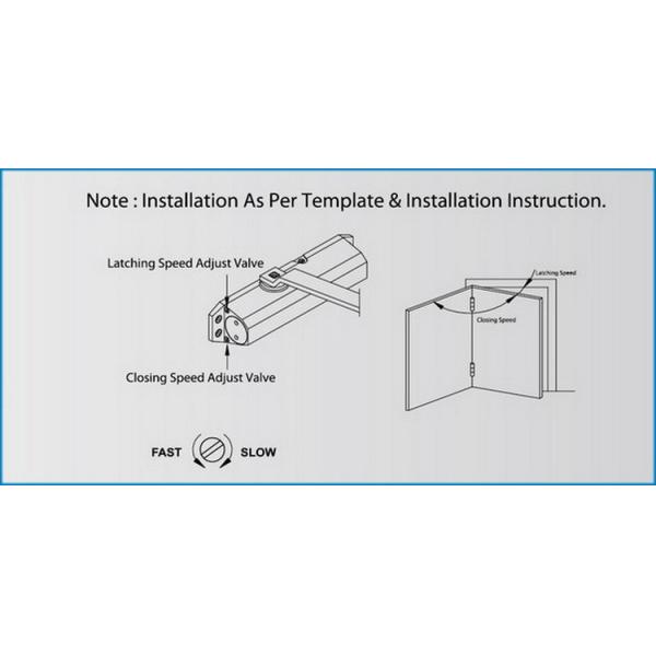 Дверь средней обязанности алюминиевая - более близко с особенностью владением открытой для 25 - дверь 85кг