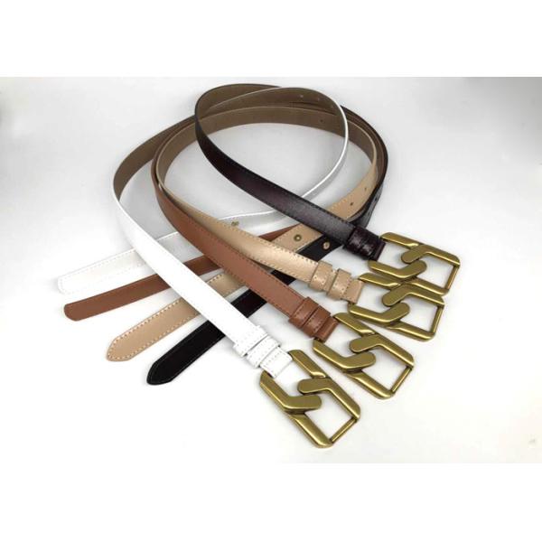 103cm Women's Fashion Leather Belts With Metal Buckle