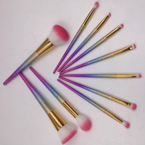 SGS Real Hair 230g Facial Makeup Brushes Waterproof Private Label