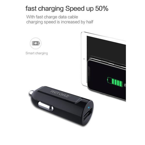 Одиночный гаван 3.4A умный поручая заряжатель автомобиля USB мобильного телефона RT18