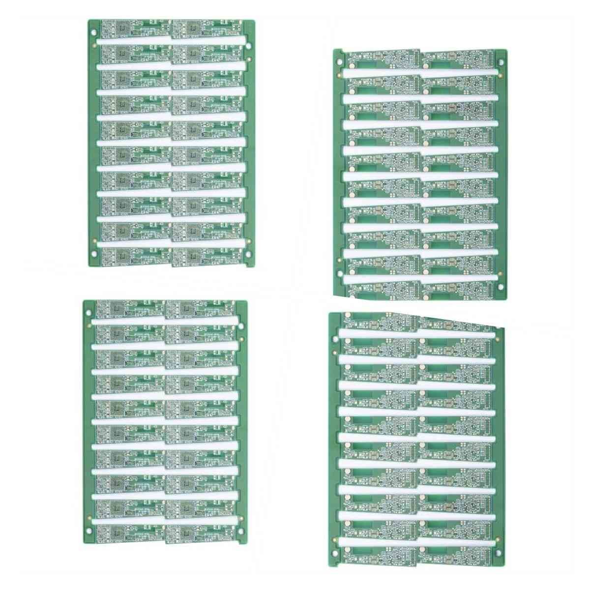 Заполненное смолой изготовление Pcb Hdi монтажная плата 3mil 6 слоев 0.8mm