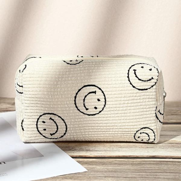Shockproof Makeup Bag Large Quality Cosmetic Bag Capacity Canvas Travel Toiletry Bag Organizer Cute Makeup Bag