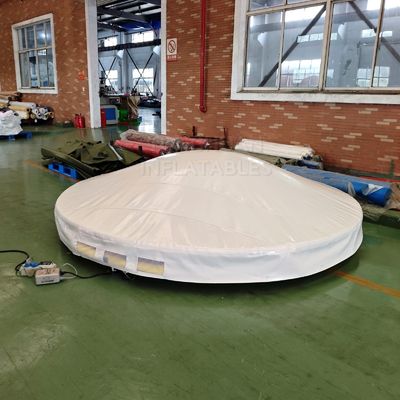Commercial Inflatable Cloud Jumping Pillow with Seamless White Surface Reinforced Air Chambers for Parks Resorts Playgrounds and Family Entertainment