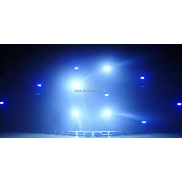 Nebula Strobe LED 1000w Wash Light RGBW Lighting Outdoor DJ Strobe Moving Head Stage Lights