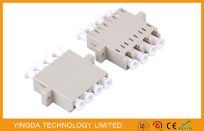 Adaptador do quadrilátero do LC do painel de cremalheira de FTTH, adaptador de fibra óptica do LC milímetro personalizado