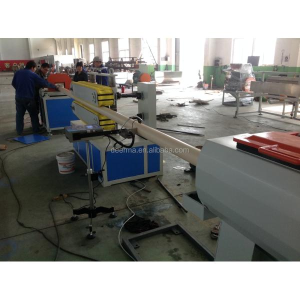 High Productivity PVC Pipe Machine 80kw / 60kw PVC Twin Screw Extruder