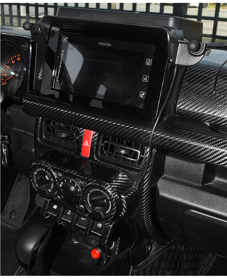 For Suzuki Jimny Multi-Function Wireless Charging Storage Box Two-In-One Central Control Screen Mobile Phone Interior Accessory
