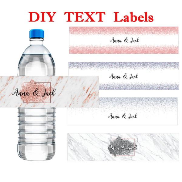 OEM Reusable Transparent PVC Bottle Sticker Labels For Mineral Water