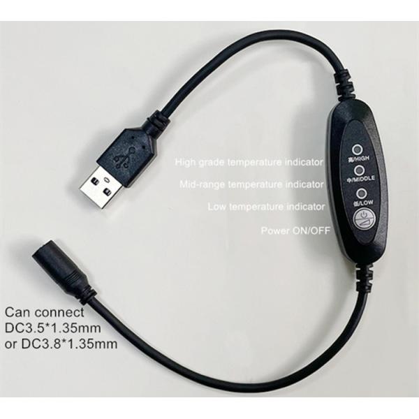 Кабель выключателя питания Усб прямого угла кабеля Дк Усб низшего напряжения 13км