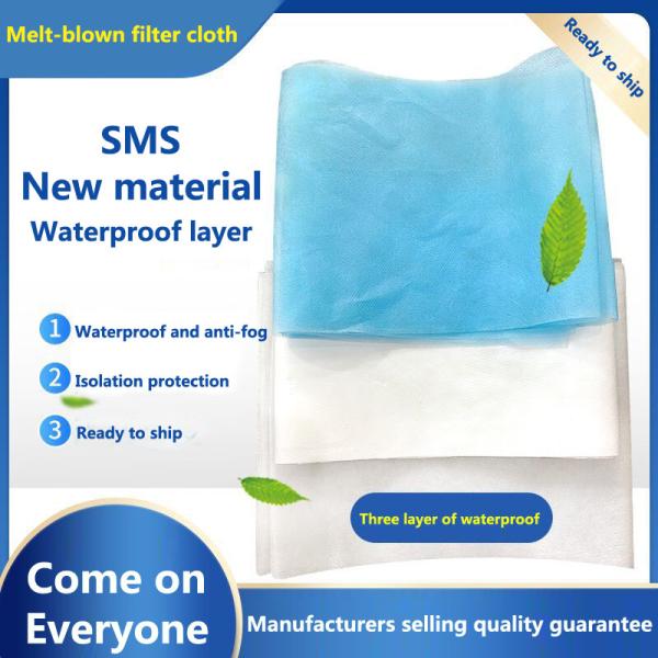 Breathable Melt Blown Cloth Tear Resistant Waterproof Lightweight Clean Recycled