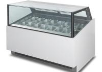 Ultra armário de exposição de Gelato do congelador da exposição do gelado da temperatura totalmente automático