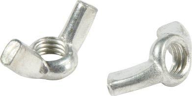 M2 - M8 Galvanized Wing Nuts , Butterfly Wing Nuts For Screw Bolt Connecting