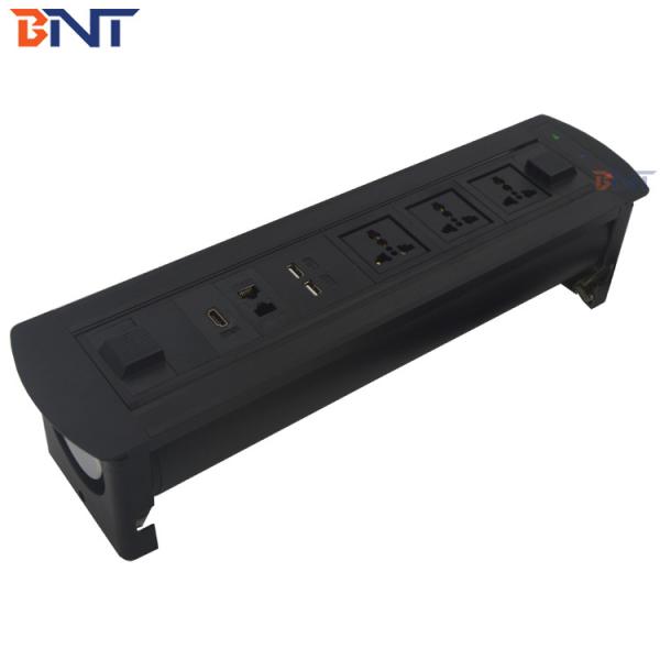 Popular motorized revolve desk power outlet for office desk