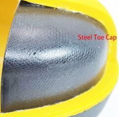Non Slippery Safety Rain Boots OEM Steel Toe Winter Rubber Boots