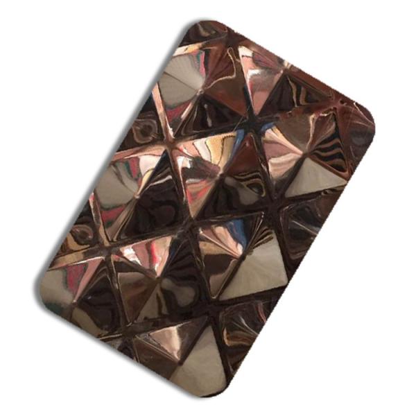 панель проштемпелеванная украшением нержавеющей стали 3D 304 для стены и верхней части потолка