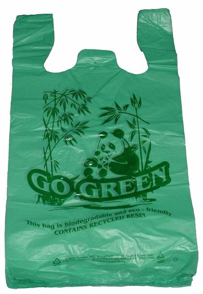 30X48CM Compostable Shopping Bags Bio Compostable Carry Bags EN 13432