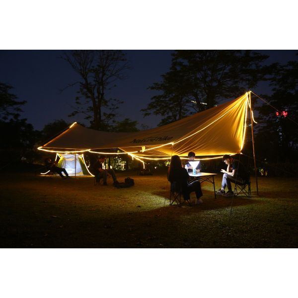 Solar LED light strip self-adhesive outdoor waterproof outdoor courtyard balcony atmosphere outdoor color ultra-bright