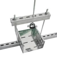 Accrochage sismique galvanisé Support sismique pour plateau de câble hauteur réglable UL Listed