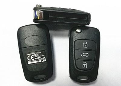 Botão 3 remoto da chave HA-T005 da aleta do carro do OEM Hyundai (433-EU) 433 megahertz