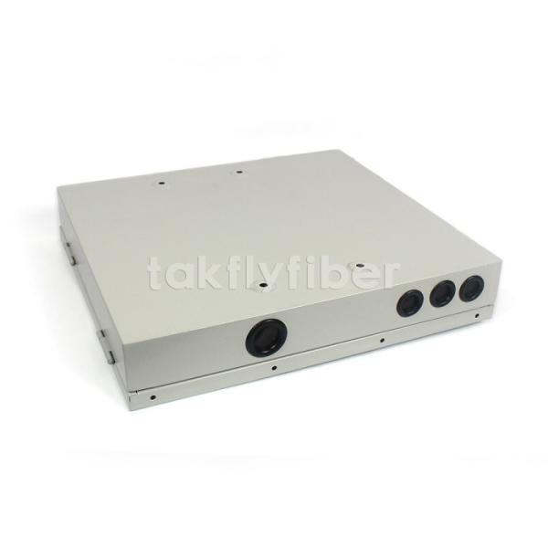 24 Port Outdoor Single Door Wall Mount Fiber Optic Patch Panel Network