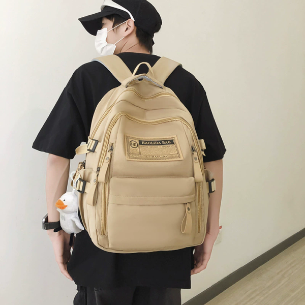 Colefa Factory Nylon Back Bags for Women Travel Spring Autumn Computer Backpack for Men High Middle School Student Backpack