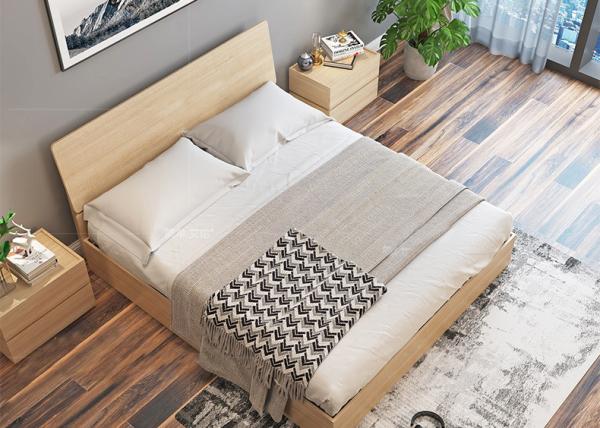 Elegant Hotel Style Furniture Bed Melamine Laminated Board With PVC Edge