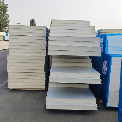 Painel de 50 mm para salas frias, resistente ao fogo, de espuma PU, isolado, de poliuretano, painéis sandwich