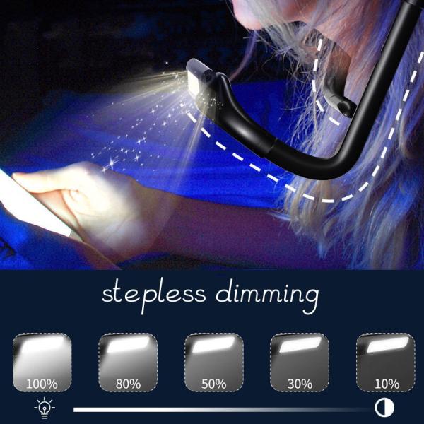 Силика гель АБС висящий на шее читальный свет USB светодиодный читальный лампа для студентов