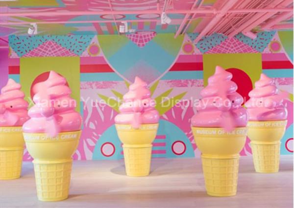 Commercial Christmas Decorations For Windows Ideas Fiberglass Ice Cream Cone In H160cm