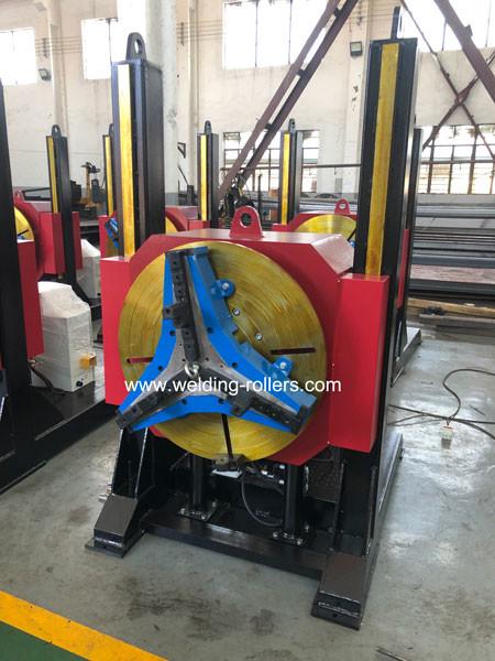 Hydraulic Lifting Pipe Turning Welding Positioner 3000KG With 3 Jaws Chuck