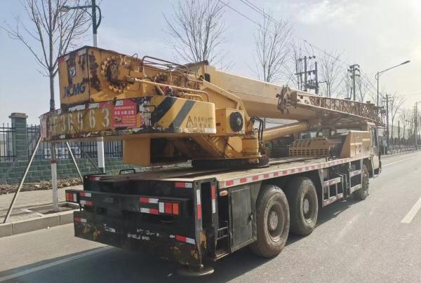 XCMG QY55K 55T Used Truck Mounted Crane 70m Max Height With Luffing Jib