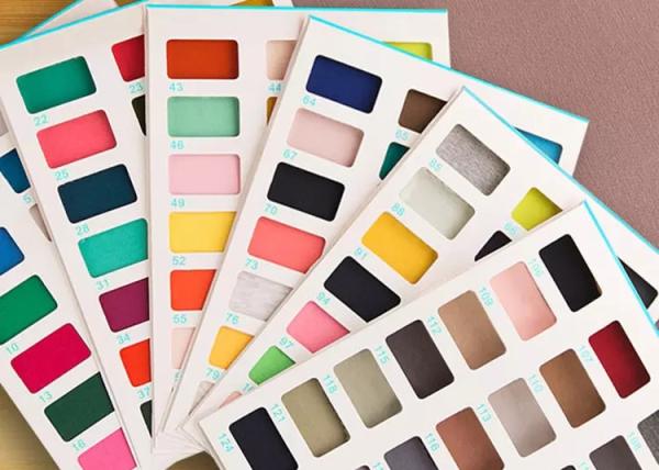 Solid Colour 86% Polyester 14% Spandex Fabric 4 Way Stretch Knitted