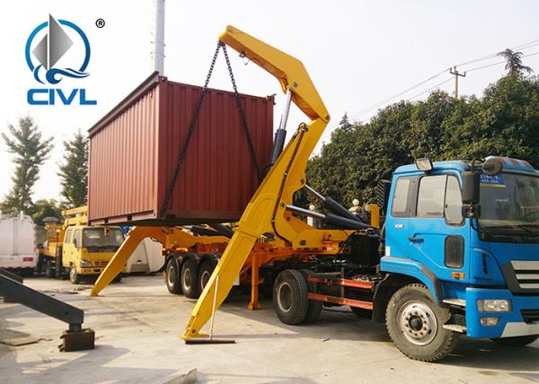 NEW Q345 Material Side Lifter 3 Axles Semi Trailer Truck Lift / Carry 20ft 40ft Container with 6x4 tractor
